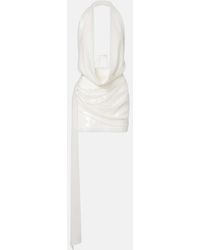Alex Perry - Bridal Sequined Open-Back Minidress - Lyst