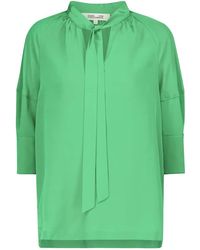 Diane von Furstenberg - Blouse Lynn en crêpe de soie - Lyst