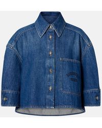 Givenchy - Oversized Denim Shirt - Lyst
