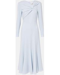 Roland Mouret - Midikleid Aus Cady - Lyst