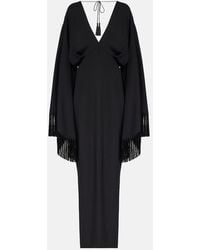 ‎Taller Marmo - Magnifique Fringed Crepe Gown - Lyst