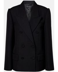 Acne Studios - Double-Breasted Wool Suit Jacket - Lyst