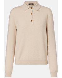 Loro Piana - Classic Cashmere Polo Sweater - Lyst