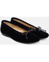 Le Monde Beryl - Mica Velvet Ballet Flats - Lyst
