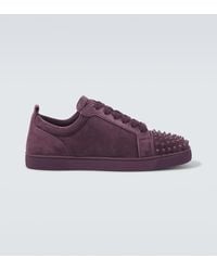 Christian Louboutin - Sneakers Louis Junior Spikes - Lyst