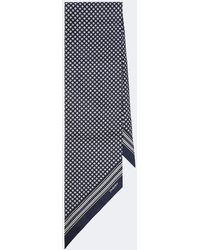 Saint Laurent - Silk Jacquard Scarf - Lyst