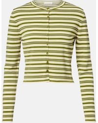 Faithfull the Brand - Cinta Striped Cotton-Blend Cardigan - Lyst