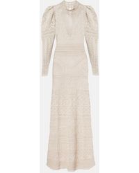 Isabel Marant - Dione Open-Knit Maxi Dress - Lyst