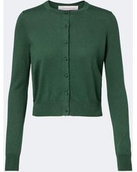 Carolina Herrera - Silk And Cotton Cardigan - Lyst