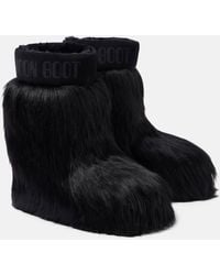 Moon Boot - Icon Yeti Mid Faux Fur Snow Boots - Lyst