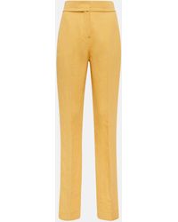 Jacquemus - Le Pantalon Tibau Linen-blend Pants - Lyst