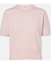 Jil Sander - Cropped Wool And Cashmere Sweater - Lyst