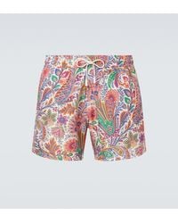 Etro - Paisley Swim Trunks - Lyst