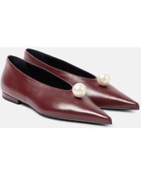 Magda Butrym - Leather Ballet Flats - Lyst