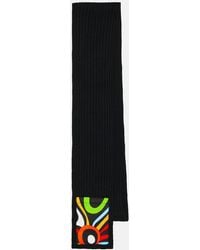 PUCCI - X Fusalp Ribbed-Knit Wool Scarf - Lyst