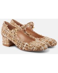 Gianvito Rossi - Mary Ribbon Boucle Pumps - Lyst
