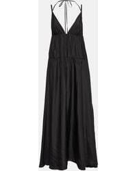 JOSEPH - Darnley Tiered Silk Maxi Dress - Lyst