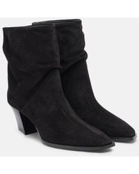 Jimmy Choo - Hart 60 Suede Ankle Boots - Lyst