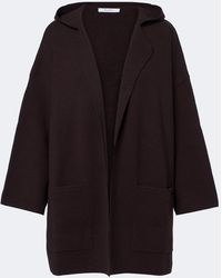 Max Mara - Hooded Wool And Cashmere Cardigan - Lyst
