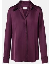 Dries Van Noten - Celindra Satin Shirt - Lyst