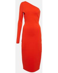 Victoria Beckham - Vb Body One-Shoulder Midi Dress - Lyst