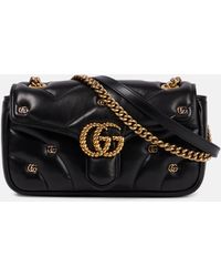 Gucci - 'GG Marmont Mini' Quilted Shoulder Bag, - Lyst