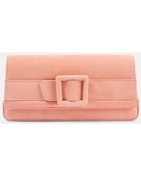 Manolo Blahnik - Maygot Suede Clutch - Lyst