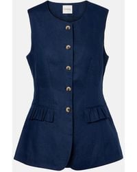 Posse - Chaleco Matilda De Lino - Lyst