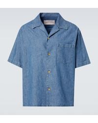 Valentino - Camicia Bowling Di Jeans - Lyst