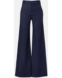 Veronica Beard - Crue Wide-Leg Jeans - Lyst