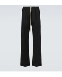 Rick Owens - Dietrich Cotton-Blend Wide-Leg Pants - Lyst