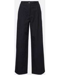 TOTEME - Mid-Rise Cotton Twill Chinos - Lyst