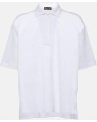 Loro Piana - Linen Polo Shirt - Lyst