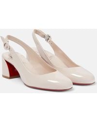 Christian Louboutin - So Jane Patent Leather Slingback Pumps - Lyst