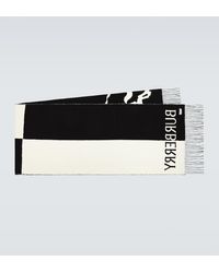 Burberry - Ekd Wool And Cashmere Scarf - Lyst
