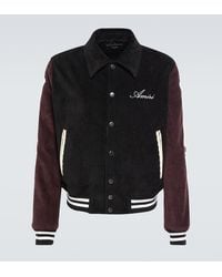 Amiri - Corduroy Bones Varsity Jacket - Lyst