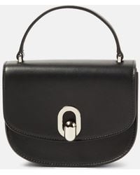 SAVETTE - Tote Tondo Mini Aus Leder - Lyst