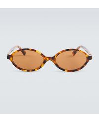 Miu Miu - Ovale Sonnenbrille Miu Regard - Lyst