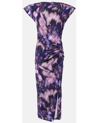 Isabel Marant - Robe Longue Nadela Imprimee En Coton - Lyst