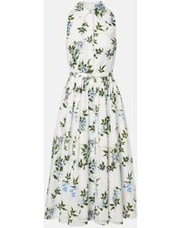 Emilia Wickstead - Norika Belted Floral Cotton Shirt Dress - Lyst