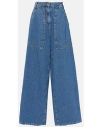 Etro - High-Rise Wide-Leg Jeans - Lyst