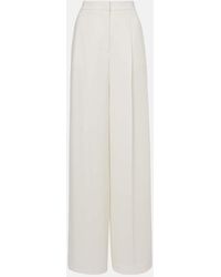 Max Mara - Weite High-Rise-Hose Manetta Aus Cady - Lyst