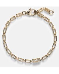 Suzanne Kalan - Block-Chain 18Kt Bracelet With Diamonds - Lyst