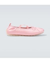 Simone Rocha - Ballerina Grip Pleated Ballet Flats - Lyst