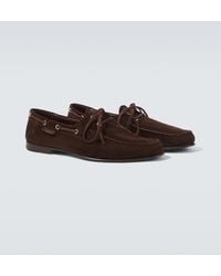 Tom Ford - Theo Suede Boat Shoes - Lyst