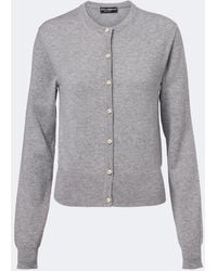 Dolce & Gabbana - Embellished Cashmere Cardigan - Lyst