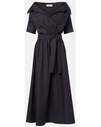Altuzarra - Lydia Wrapped Denim Midi Dress - Lyst