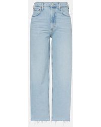 Agolde - Ren High-Rise Wide-Leg Jeans - Lyst