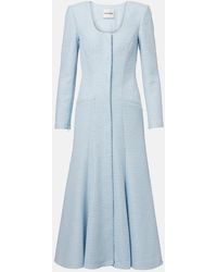 Roland Mouret - Jacquard Midi Dress - Lyst