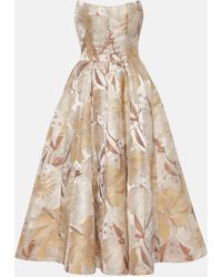 Markarian - Floral Metallic Gown - Lyst